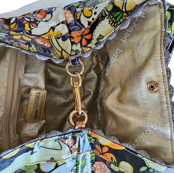 Paprika Japan Tokyo Disney Mickey Mouse Tote Satchel Bucket Handbag colorful. - Picture 6 of 10